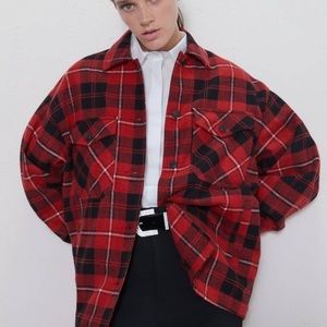 SOLD OUT EVERY ZARA - Red Shacket